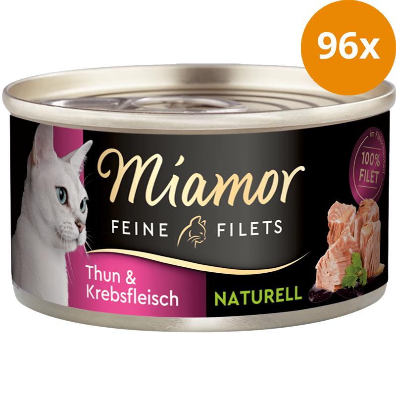 Miamor Feine Filets Naturelle Thunfisch & Krebs 80 g