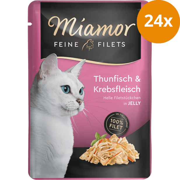 Miamor Feine Filets Thunfisch & Krebs 100 g