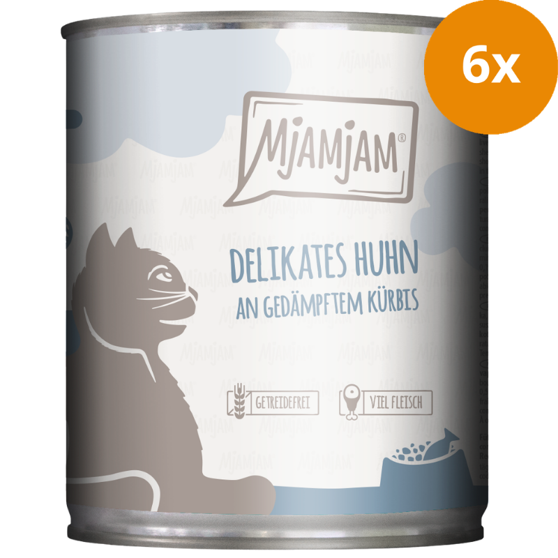 MjAMjAM delikates Huhn an gedämpftem Kürbis 800 g