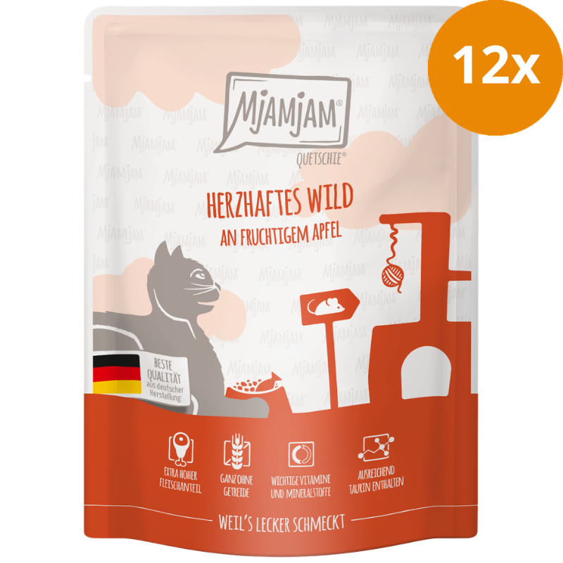 MjAMjAM Quetschie Wild an Apfel 300 g