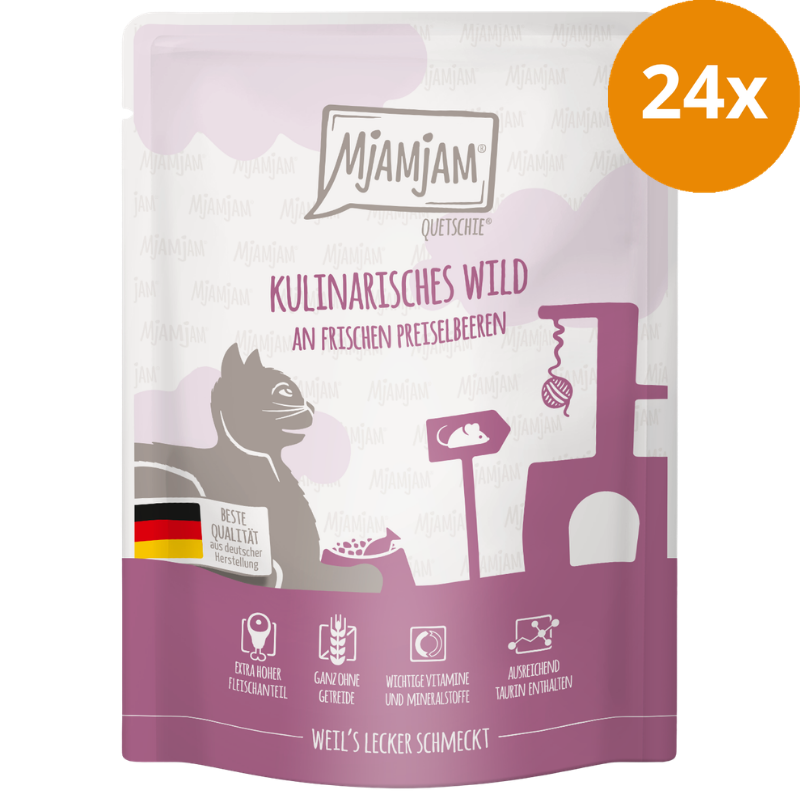 MjAMjAM Quetschie Wild an Preiselbeeren 300 g