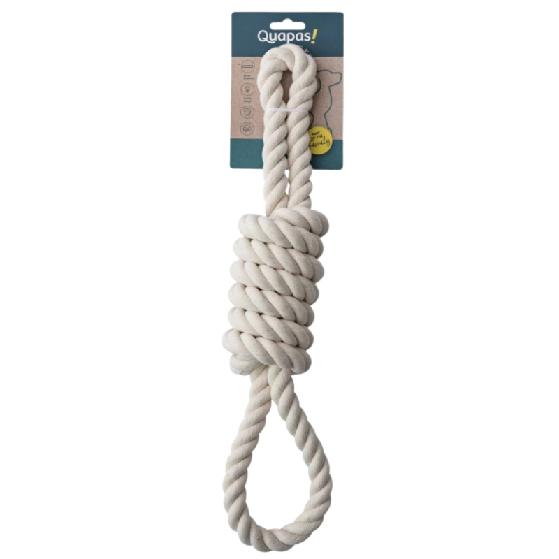 Quapas Dog Toy Rope String Natural XL