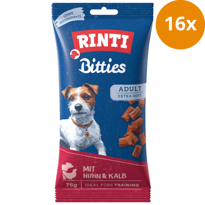 Rinti Extra Bitties Huhn & Kalb 75 g