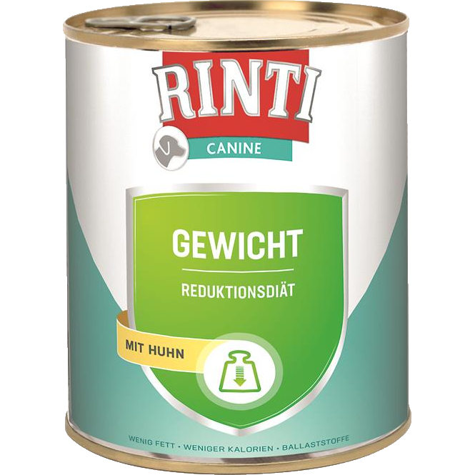 Rinti Canine 800g Reduktionsdiät Gewicht mit Huhn 800 g