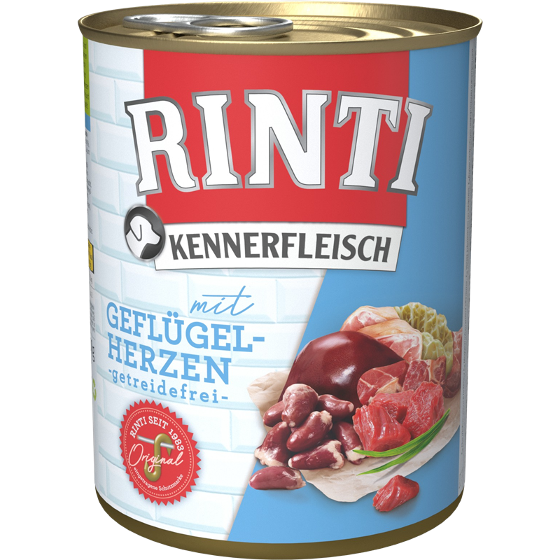 Rinti Kennerfleisch Geflügelherzen 800 g