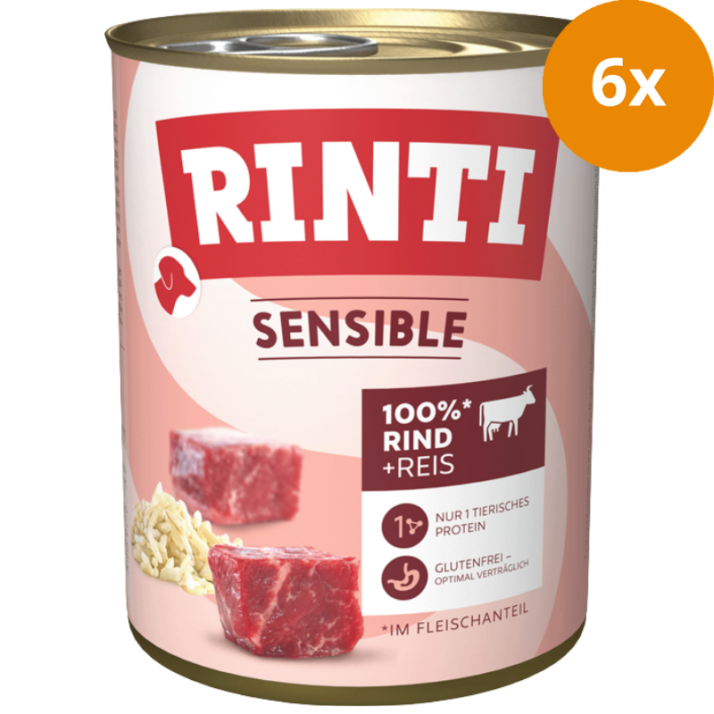 Rinti Sensible Rind & Reis 800 g