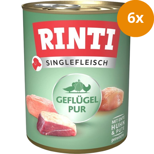 Rinti Singlefleisch Exclusive Geflügel Pur 800 g