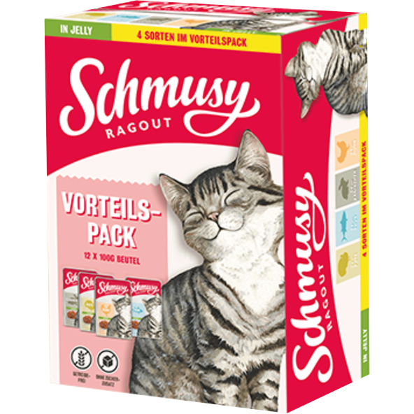 Schmusy Ragout in Jelly Vorteilspack 1200 g