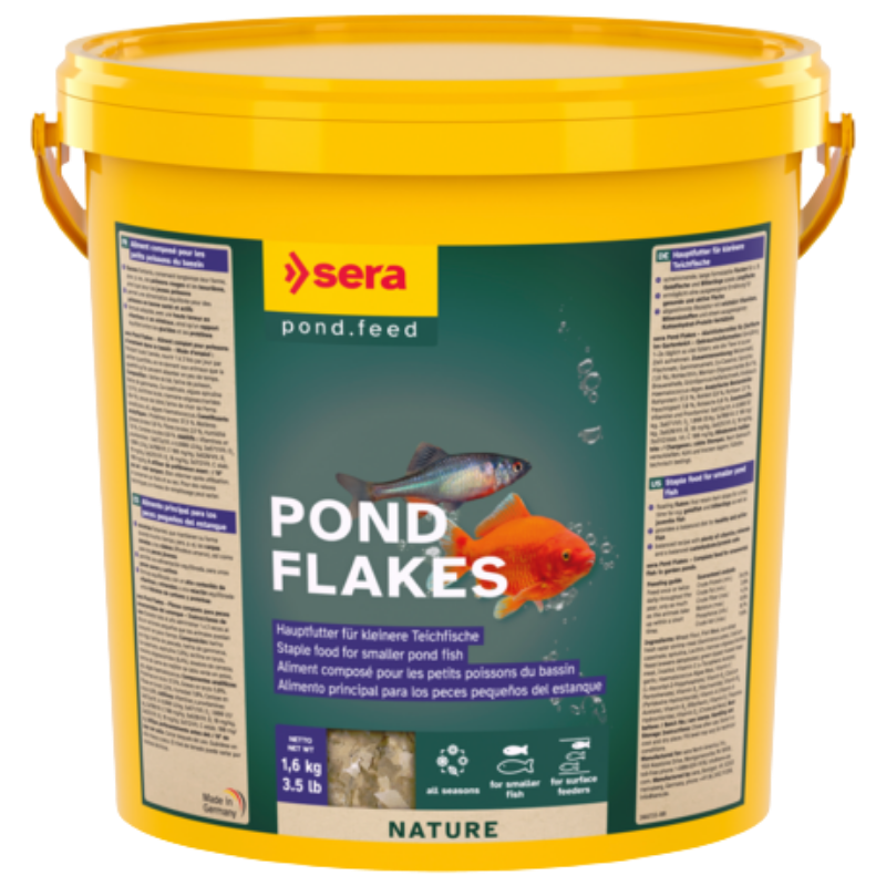 sera pond Flakes Nature 10 Liter