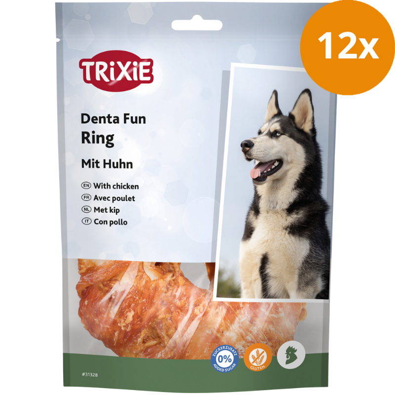 TRIXIE Denta Fun Kauring mit Huhn 110 g