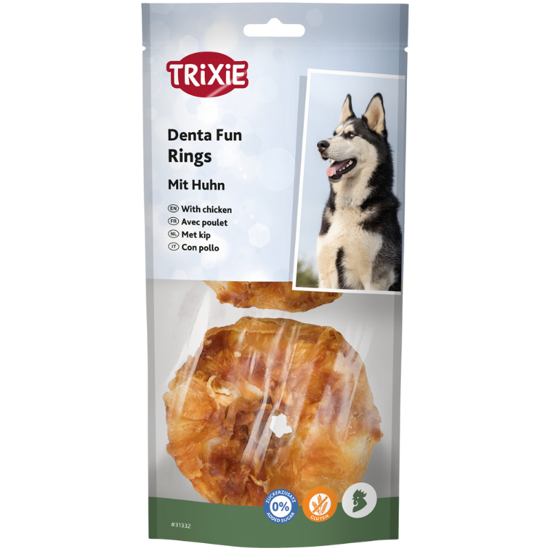 TRIXIE Denta Fun Kauring mit Huhn 240 g