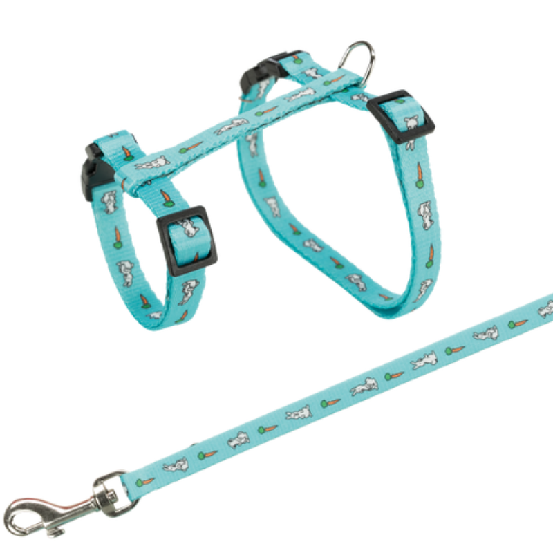 TRIXIE Geschirr mit Leine für Kaninchen