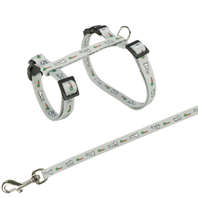 TRIXIE Geschirr mit Leine für Kaninchen