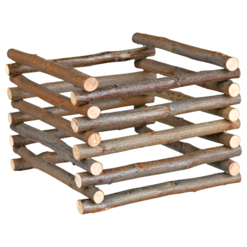 TRIXIE Heuraufe zum Aufstellen Rindenholz