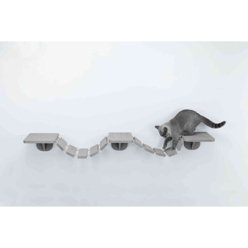 TRIXIE Kletterleiter zur Wandmontage Grau