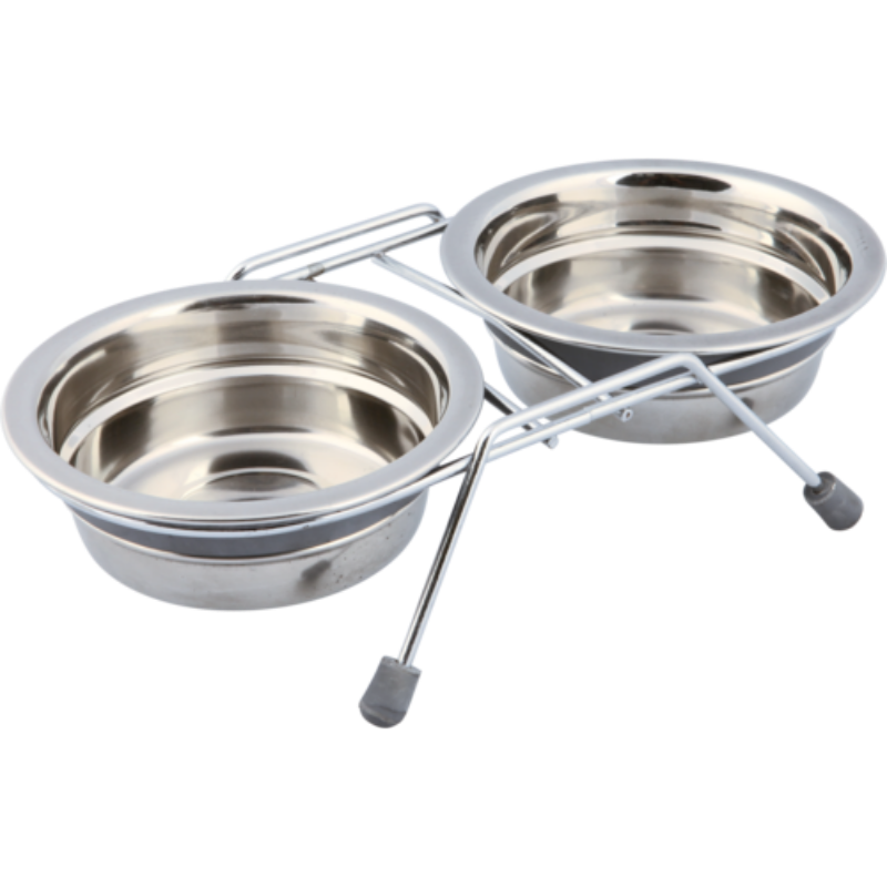 TRIXIE Napf-Set mit Klapperschutz