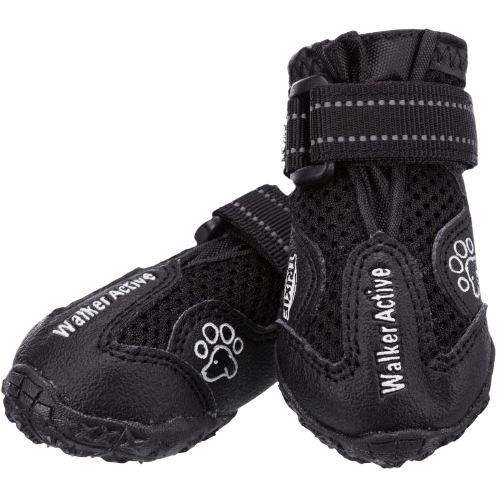 Trixie Pfotenschutz Walker Active L Schwarz 2 Stück