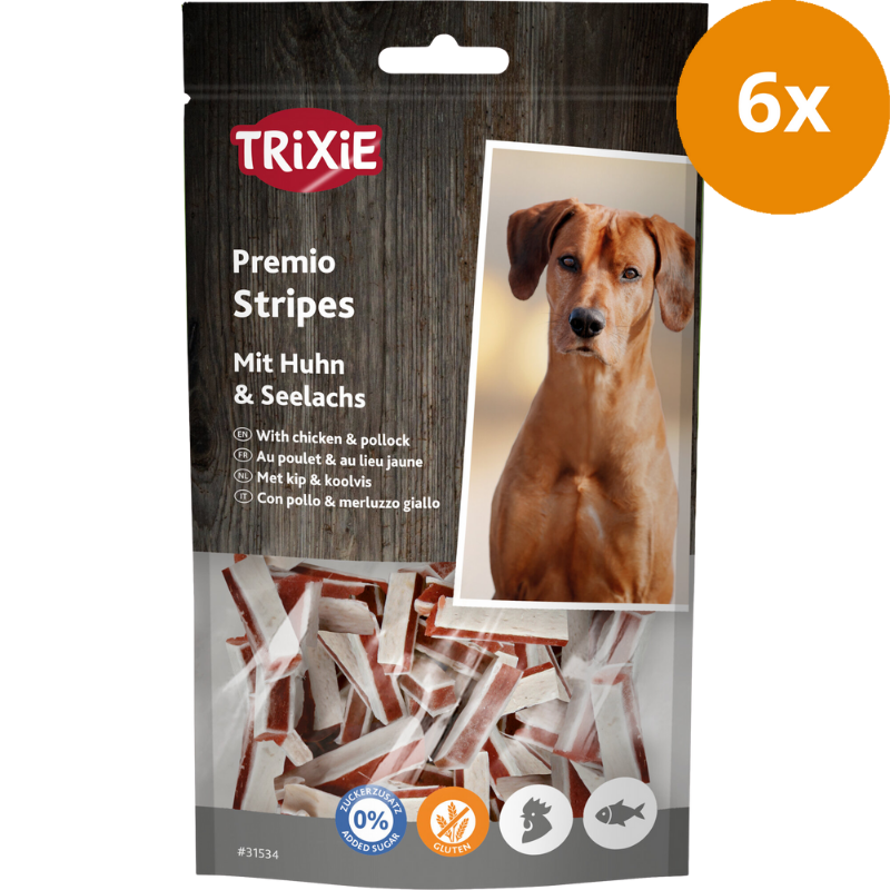 TRIXIE Premio Fish Chicken Stripes 75 g