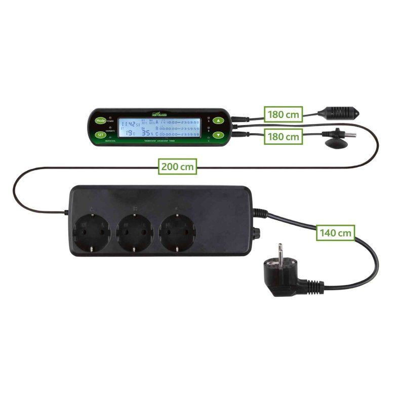 TRIXIE Thermostat/Hygrostat, digital, drei Schaltkreise
