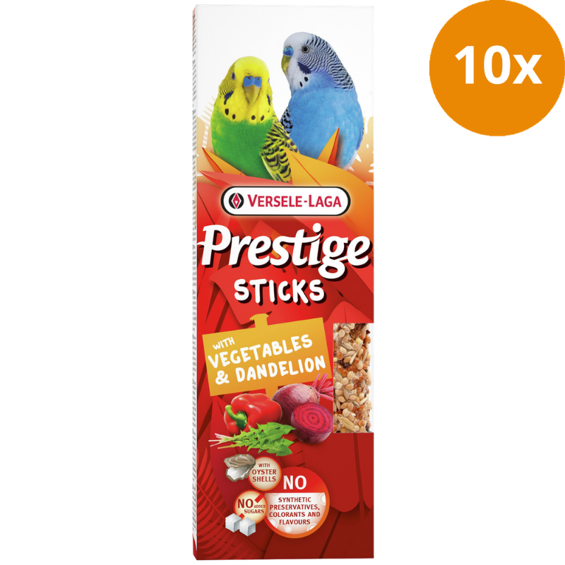 Versele Prestige Sticks Kleinsittiche mit Gemüse & Löwenzahn
