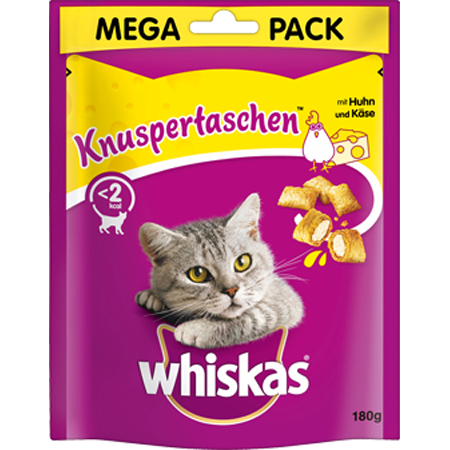 Whiskas Knuspertaschen Huhn & Käse 180 g