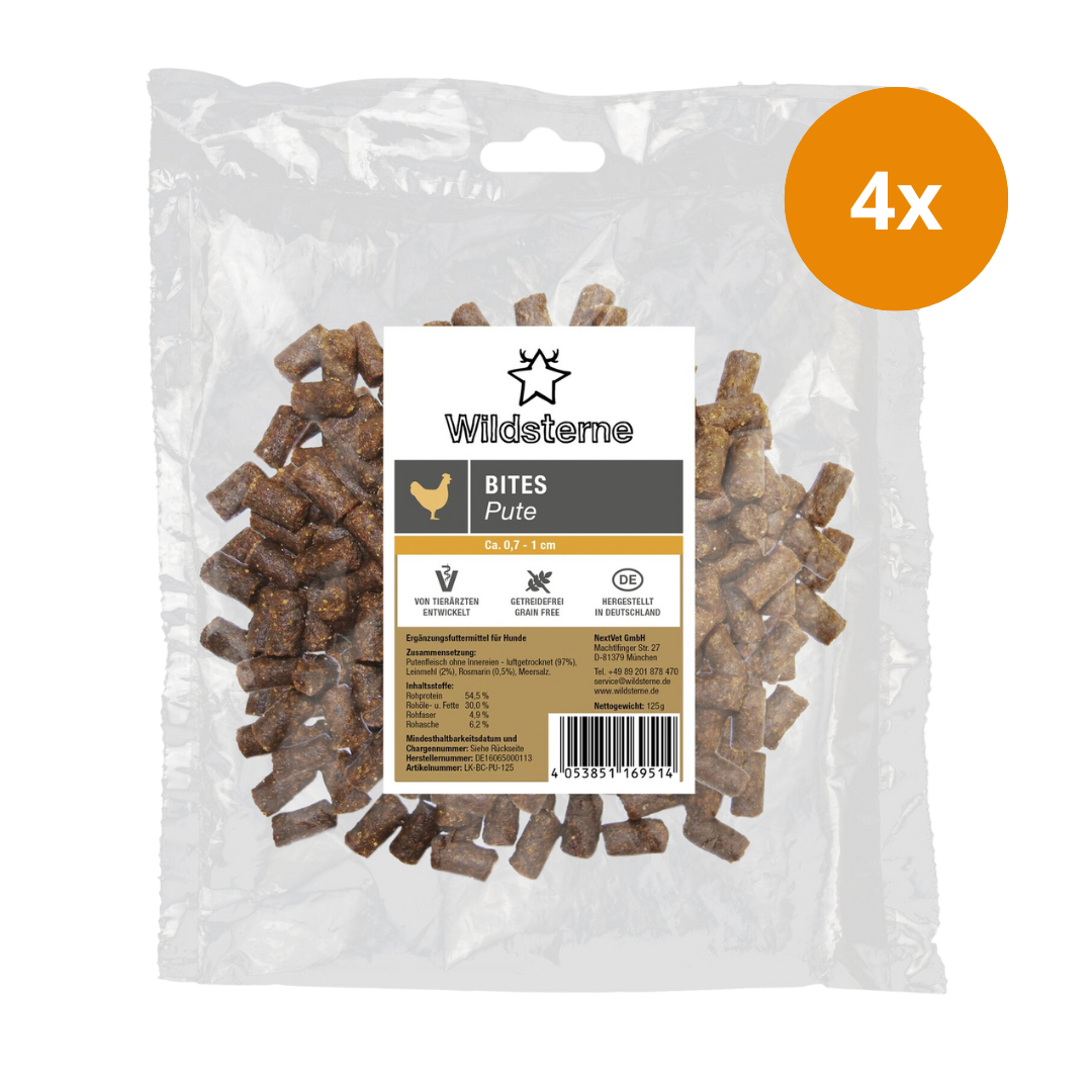 Wildsterne Bites Pute 125 g