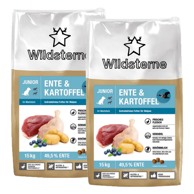 Wildsterne Ente & Kartoffel Junior