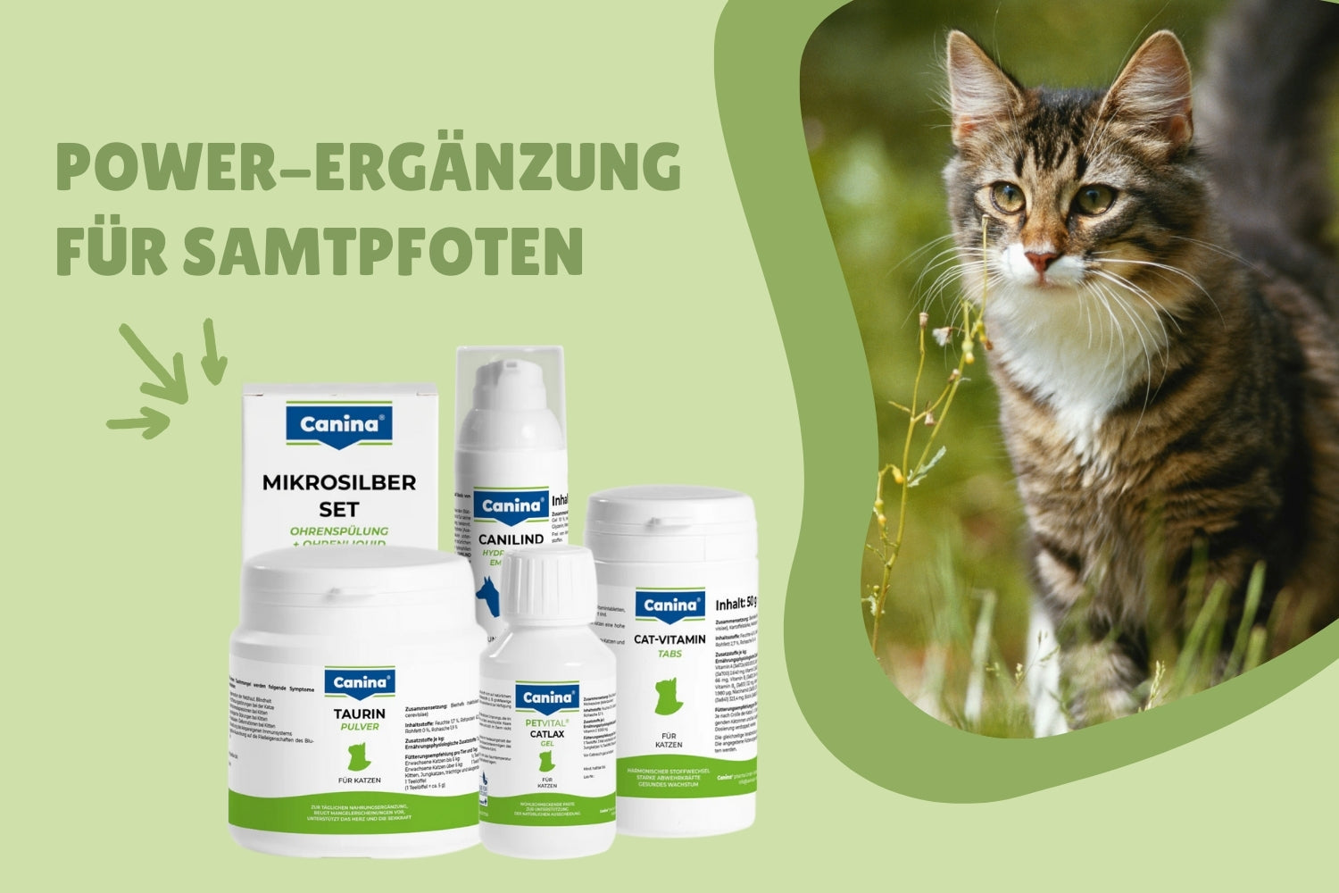 Canina Futterzusätze für Katzen