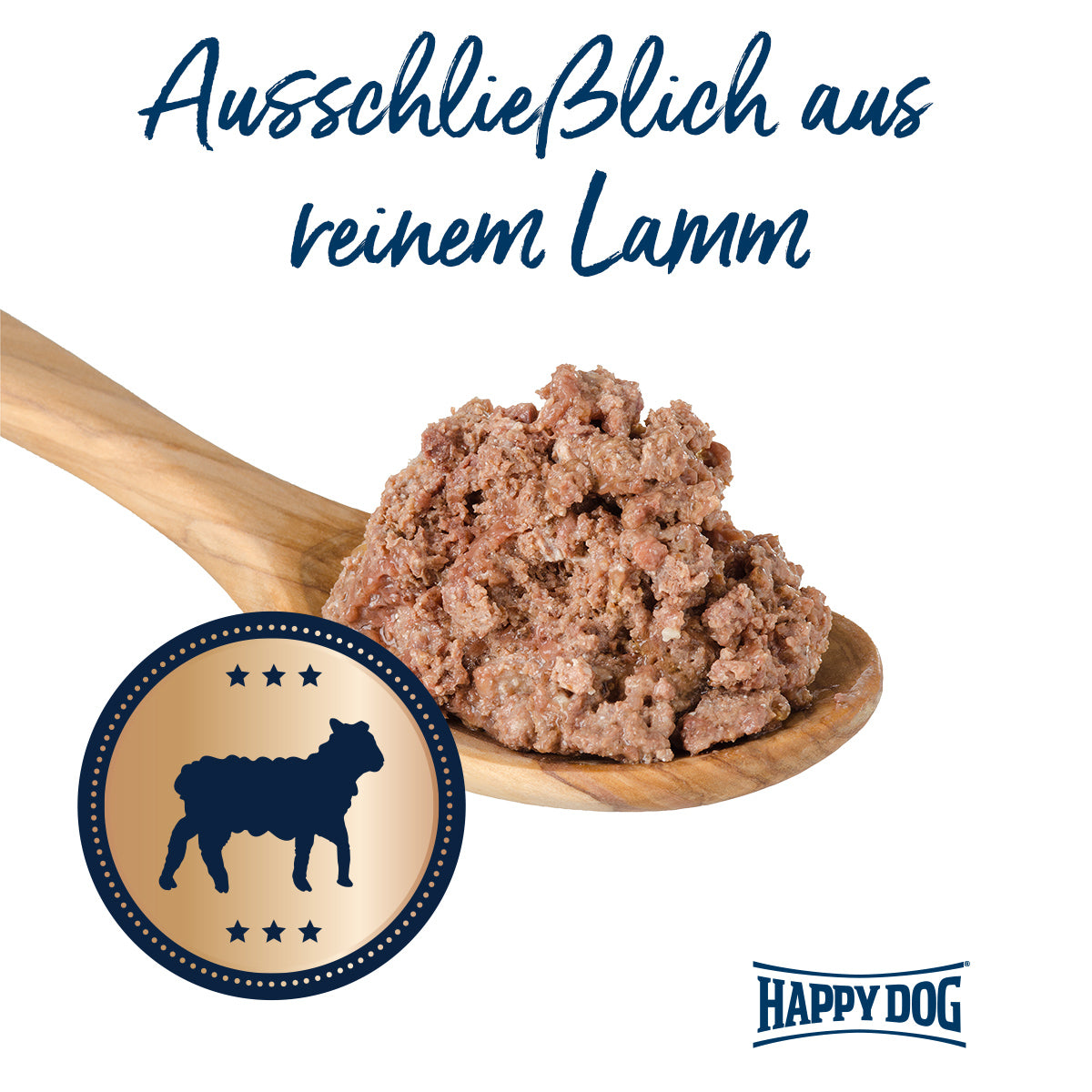 Happy Dog Sensible Pure Neuseeland Lamm Pur 800 g