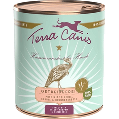 Menü Sensitive - getreidefrei - 800 g - Pute mit Sellerie, Kürbis & Brunnenkresse