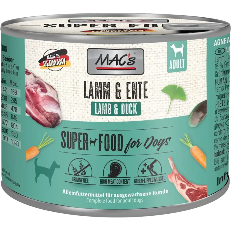 MAC's Dog Lamm & Ente 200 g
