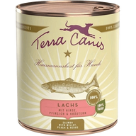 Menü Classic - 800 g - Lachs mit Hirse, Pfirsich & Kräutern