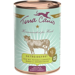 Terra Canis Menü Sensitive getreidefrei Kalb mit Petersilienwurzel, Mango & Johannisbeere 400 g