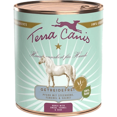 Terra Canis Menü Sensitive getreidefrei Pferd mit Steckrüben, Fenchel & Salbei 800 g