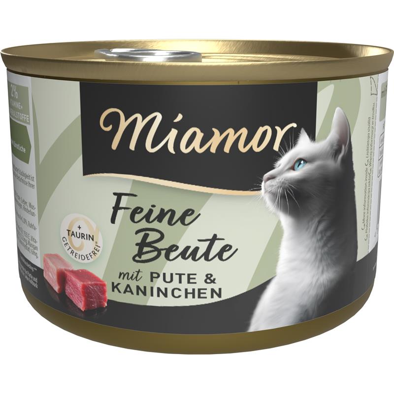 Miamor Dose Feine Beute Pute & Kaninchen 185g