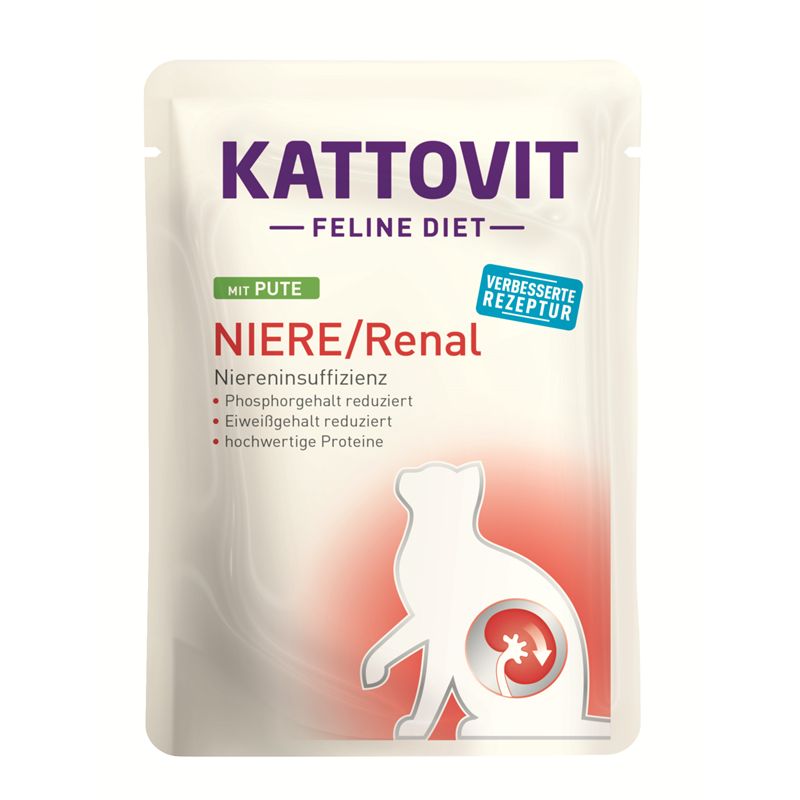 Kattovit PB Feline Diet Niere/Renal Pute 85g
