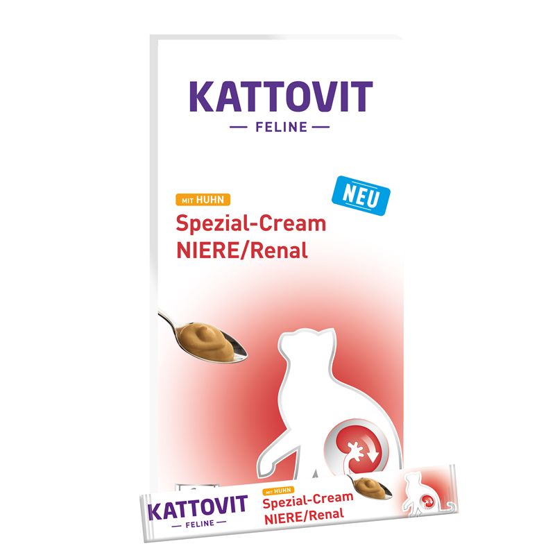 Kattovit Niere/Renal mit Huhn Spezial-Cream