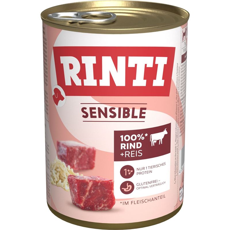 Rinti Sensible Rind & Reis 400 g