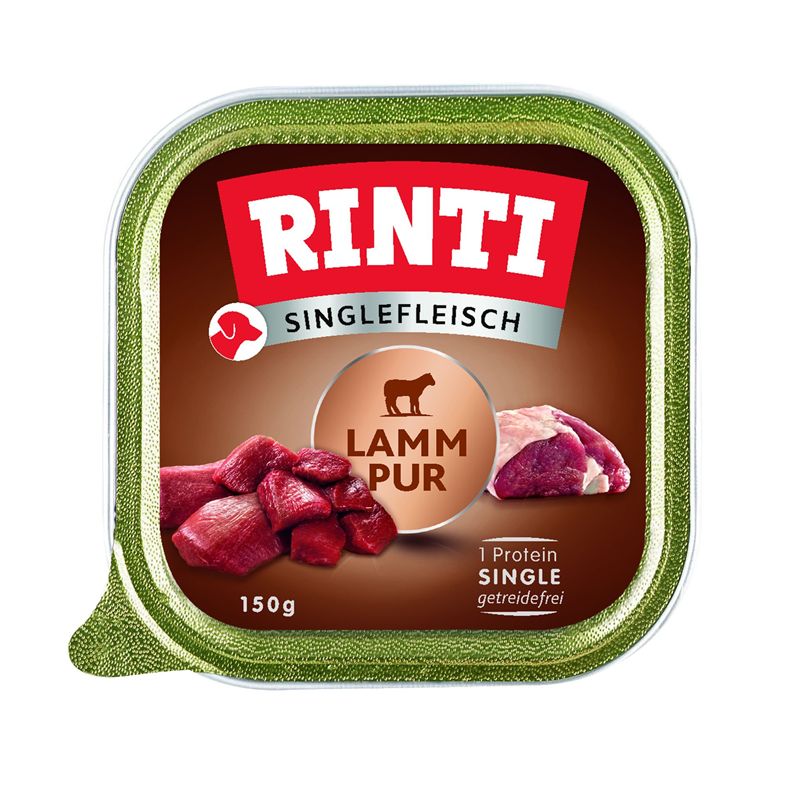 Rinti Singlefleisch Schale Lamm Pur 150 g