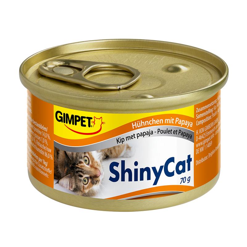 Gimpet ShinyCat Hühnchen + Papaya 70g