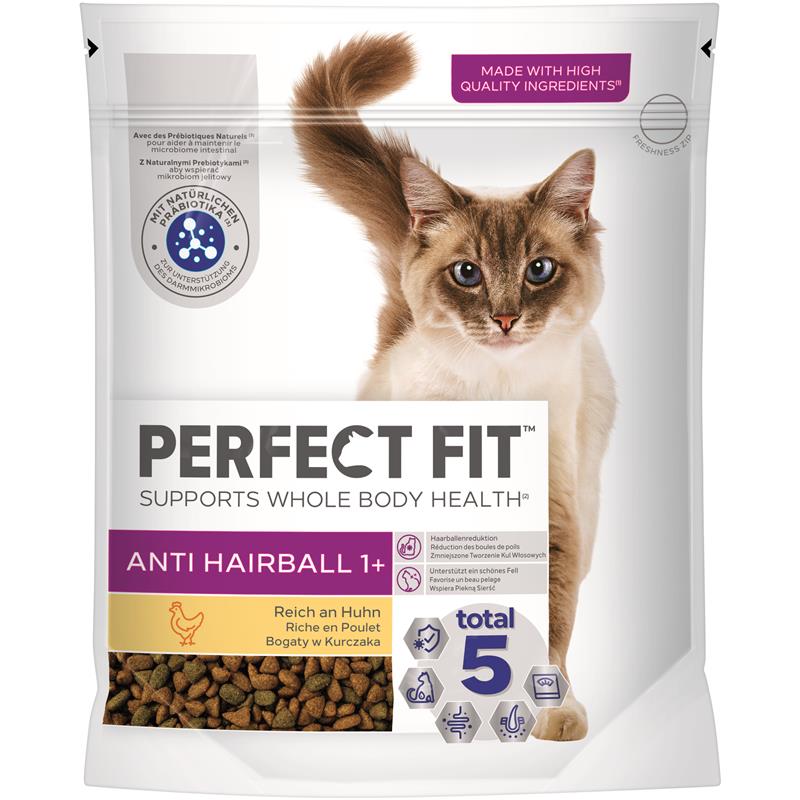 Perfect Fit Cat Adult 1+ Anti Hairball mit Huhn