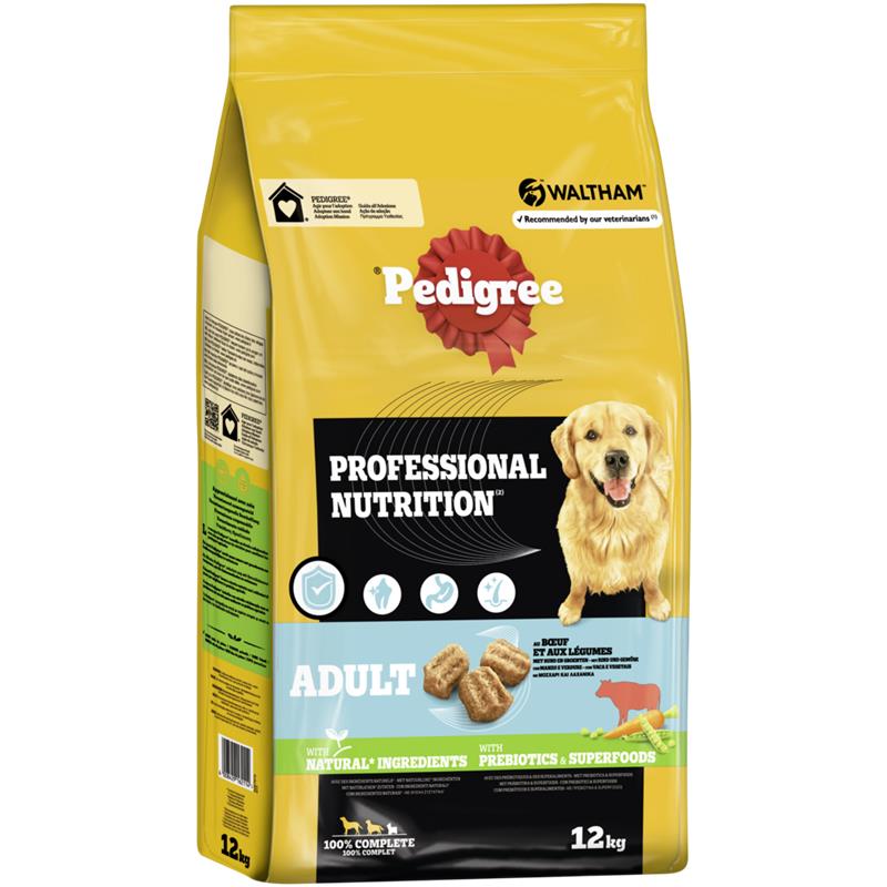 Pedigree Trocken Professional Nutrition Adult Rind & Gemüse