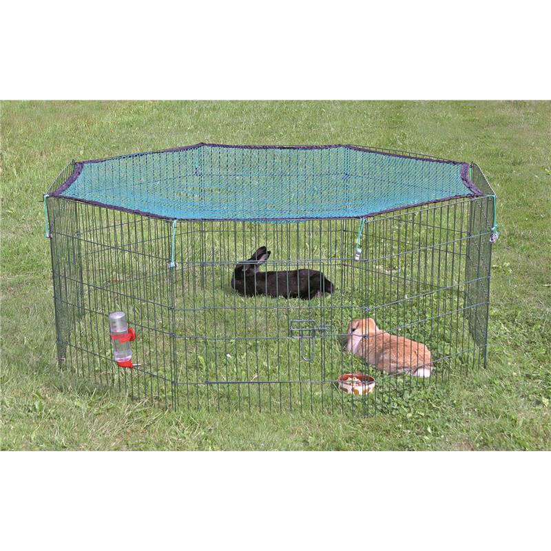 Trixie natura Freilaufgehege mit Schutznetz grün