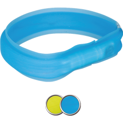 TRIXIE Flash Leuchtband USB - blau