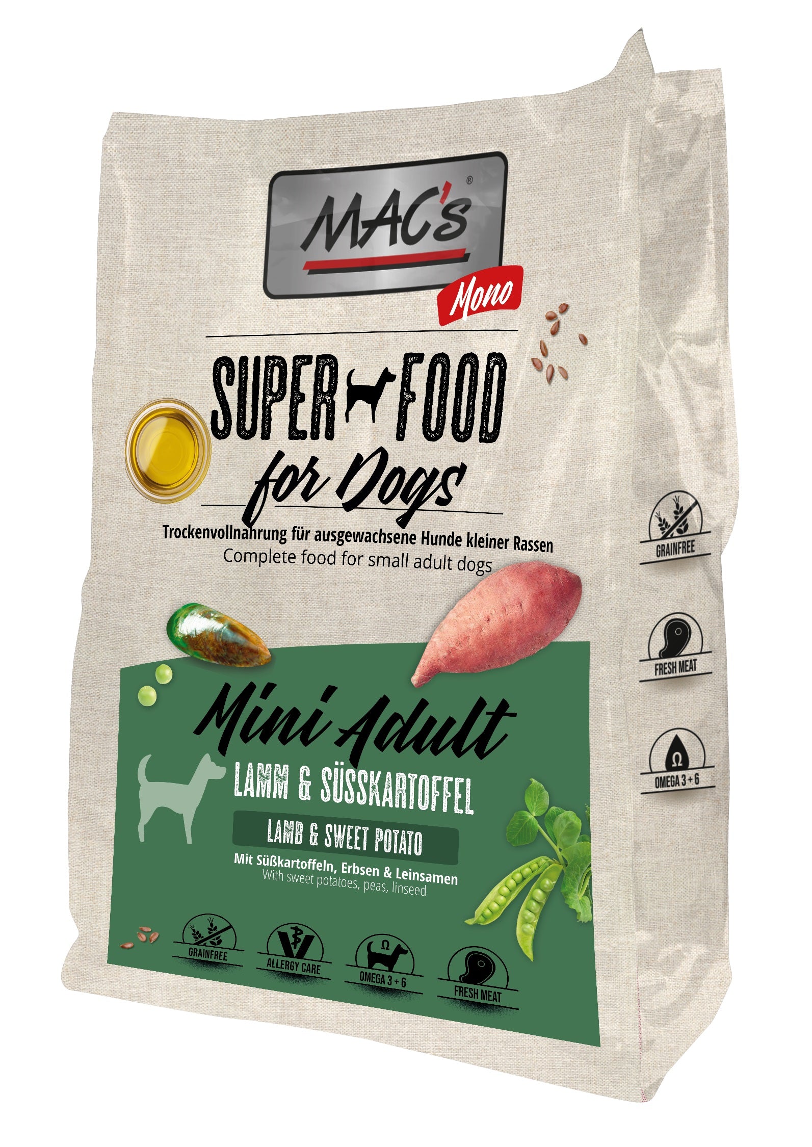 MAC's Dog Monoprotein Mini Adult Lamm