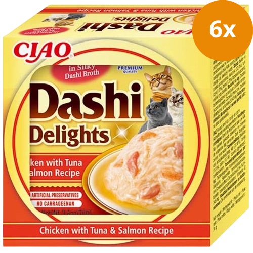 Inaba Cat Dashi Delights Chicken, Tuna & Salmon 70g