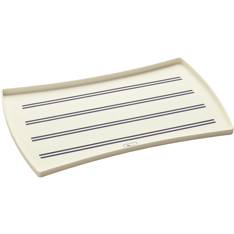 Napfunterlage Silda - S - weiß / grau