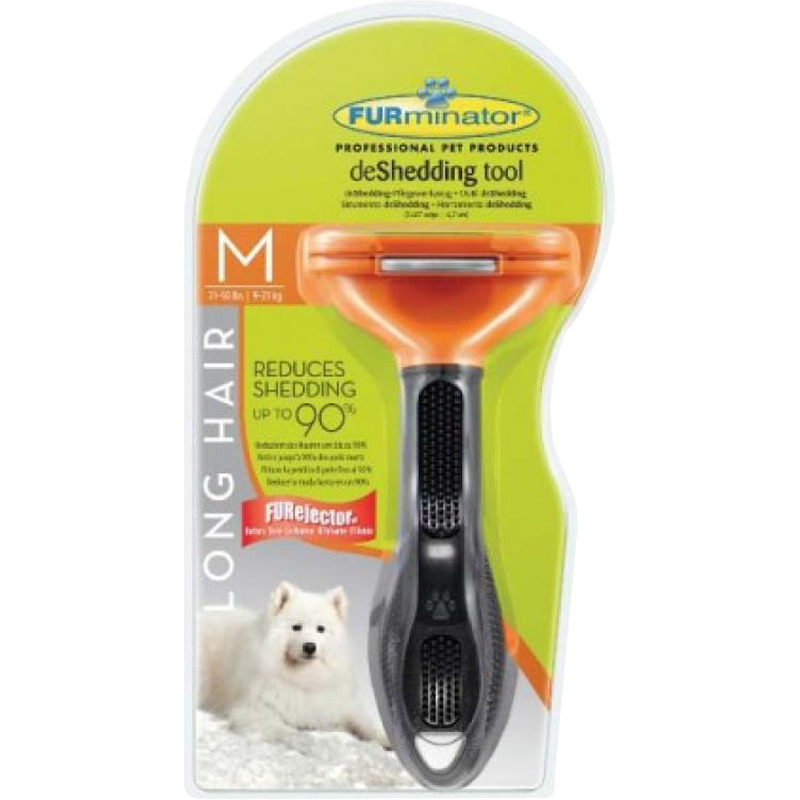 [Räumungsverkauf] FURminator deShedding Tool für langhaarige Hunde
