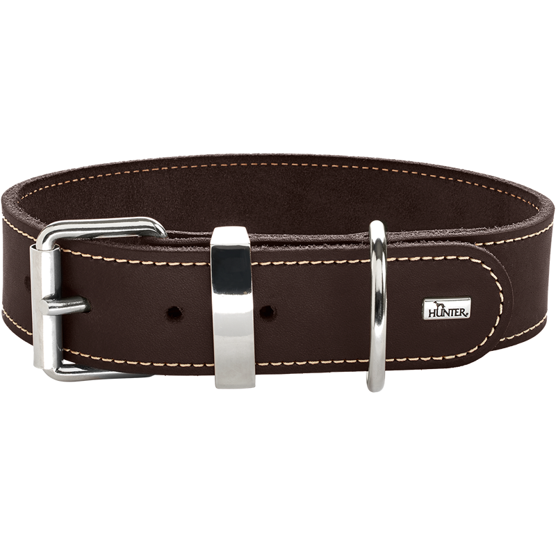 Halsband Aalborg Special - dunkelbraun - M (41 – 49 cm)
