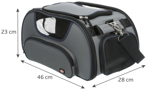 Airline Tasche Wings - grau / blau - 28 × 23 × 46 cm